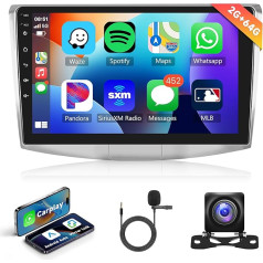 2G + 64G Android Автомобильное радио 2 DIN для VW Magotan/CC Passat B7/B6 2010-2015 с Apple Carplay Android Автомобильная навигация GPS WiFi 10.1 дюймов Автомобильное радио с зерка
