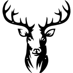 Большой олень металлический настенный декор 41x45cm деревенский хижина декор охота декор для гостиной спальни коттедж