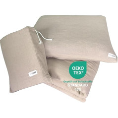 Постельное белье 135 x 200 см Двуспальный муслин 100% хлопок Аллергики Дышащий Oeko-Tex 100 Сертифицировано Невероятно мягкий Cuddly Пододеяльник Скрыт