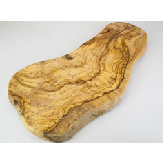 Разделочная доска ручной работы из оливкового дерева - натуральная, высококачественная и уникальная | Различные размеры (60-65 см)