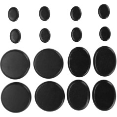 16шт Черный Горячий Массажный Камень Набор Лицо и Тело Спа Камень Массаж Тела Терапия Боль Рельеф Мышцы Расслабление