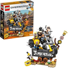 Строительный набор LEGO Overwatch Junkrat & Roadhog 75977, игрушка Overwatch для девочек и мальчиков 9+ лет (380 деталей)