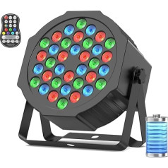 Glowingstage светодиодный прожектор на батарейках, 36 RGB светодиодный прожектор на батарейках, сценический свет, светодиодный пар с DMX и пультом д
