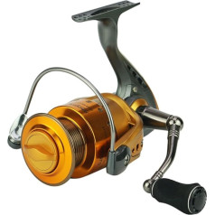 Angelausrüstung Angelrolle 13 + 1 Lager Links Rechts Austauschbarer Griff for das Übersetzungsverhältnis von 5,2: 1 mit Doppelbremsanlage Fanggeräte Salzwasser (Size : 2000)