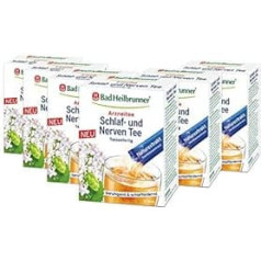 Bad Heilbrunner® Sleep and Nerve Tea - готовый к употреблению чай - упаковка из 6 штук