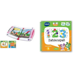 Vtech MagiBook v2 Pink включает 2 обучающие книги - Интерактивная система обучающих книг для подготовки к детскому саду и школе - Для детей от 2 до 7 лет