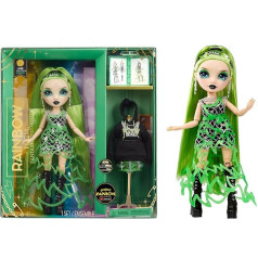 Rainbow High Fantastic Fashion Doll - Jade Hunter - Зеленая модная кукла и игровой набор с 2 нарядами и модными аксессуарами - для коллекционеров и детей от 4-12 лет