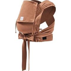 Stokke Limas Baby Carrier Terracotta (OCS) - переноска для новорожденных с половинной застежкой - три варианта переноски - безопасно с рождения и до 15 кг