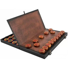 Набор китайских шахмат из розового дерева со складной доской, портативная настольная стратегическая игра сянци для 2 игроков для подростк