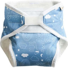 ImseVimse All-In-One Cloth Nappies Blue Teddy Small