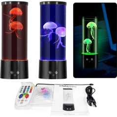 Lean Декоративная медуза Led Lamp Работает от батареек USB кабель