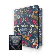 Organic Tea Book Advent Calendar 2023 'Days of Attention' (to Share - with 48 Organic Teas According to Ayurveda Tradition for Every Day) for Tea Lovers