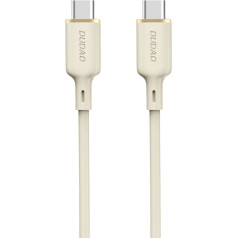Dudao Усиленный кабель SR USB-C - USB-C 100W 1м бежевый