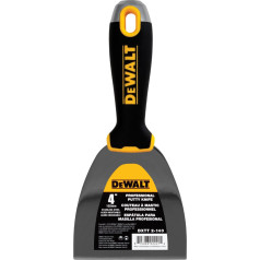 Шпаклевочный нож DEWALT 4 дюйма | нержавеющая сталь с мягкой рукояткой | DXTT-2-140