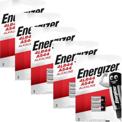 Алкалиновые батарейки Energizer, 4LR44, A544, 6 В (10 штук)