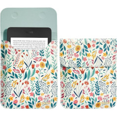 TiMOVO 6 дюймов чехол для All-New Kindle 2022/Kindle 2019/Kindle Paperwhite 6.8 дюймов/Kindle Voyage/Kindle (8th Gen, 2016)/Kindle Touch/Kindle 4/5, защитный чехол, кожаный чехол, цветок