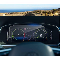 Coleya Защитный экран совместим с VW Tiguan 2 2020 2021 2022 2023, VW Tiguan 2 закаленное стекло экран протектор, 9H анти-царапин экран протектор для приборной па