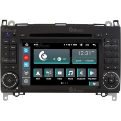 Персонализированное автомобильное радио для Mercedes Classe A/B Vito Viano Android GPS Bluetooth WiFi USB DAB+ сенсорный экран 7 дюймов 8Core Carplay Android автомобиль