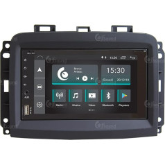 Персонализированное автомобильное радио для Fiat 500L Рестайлинг Android GPS Bluetooth WiFi USB DAB+ Сенсорный экран 6,2 дюйма 4core Carplay AndroidAuto