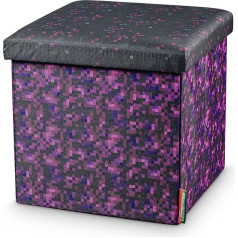 Cubixcraft Pixeldesign Куб сиденье-табурет с местом для хранения, складной табурет, табурет для ног, складной табурет, сиденье-куб для гостиной, детск