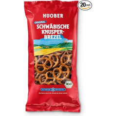 HUOBER Original Swabian Crispy Pretzel, Organic, 20 x 175 г в упаковке