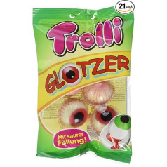 Trolli Фруктовая жевательная резинка Glotzer с начинкой, упаковка 21 (21 x 75 г)