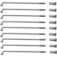 YLME велосипед спицы спицы 36pcs 70-280mm 12G электрический велосипед спицы диаметр 2,5 мм нержавеющая сталь E-Bike спицы с ниппелями