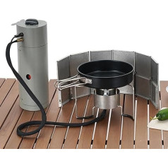 Ветроустойчивая походная плита, плита для приготовления пищи | Складная горелка | Складная, портативная, ветроустойчивая походная плита дл