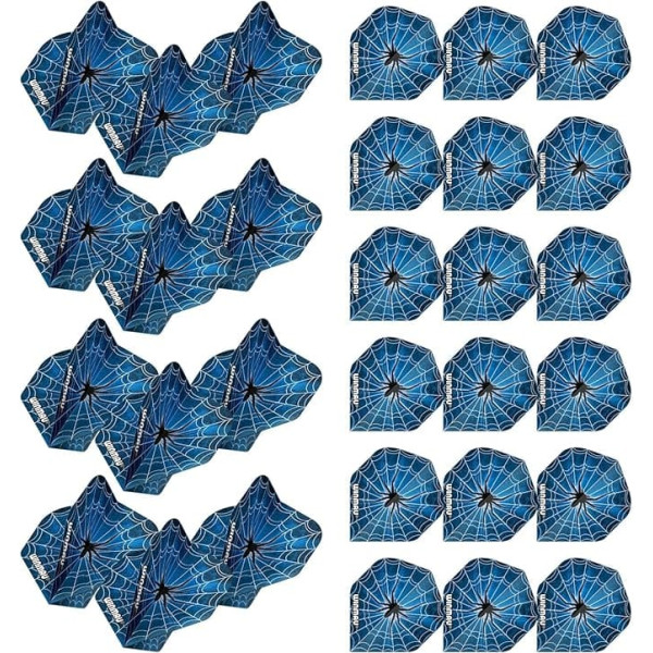 Дротики Winmau Mega Standard Blue Spider - 10 комплектов в упаковке (всего 30 дротиков)