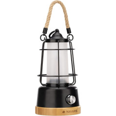 Перезаряжаемый светодиодный фонарь Navaris - лампа для дома и помещений с аккумулятором - портативная настольная лампа с беспроводной регулир