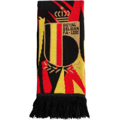 Шарф adidas Unisex Adult World Cup Football Team Scarf Black/Gold/Red (Бельгия), черный/золотой/красный (Бельгия)