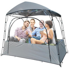 Maxant Pop Up Gazebo Large Clear Outdoor 4-5 человек спортивная палатка 240 x 152 x 210 см Открытый Очистка Pop Up Кемпинг Палатка Водонепроницаемый Холодная Погода Со