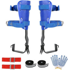 Когти для лазания по деревьям Снаряжение для лазания по деревьям Crampons Climbing Aids Treeup Crampons Tree Climbing Spike Set Climbing Aids Forestry Accessories Climbing Aids Forestry Accessories