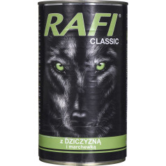 rafi classic с олениной и морковью - влажный корм для собак - 1240 г