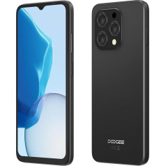 DOOGEE N55 Pro (2024) Смартфон без контракта, 16 ГБ + 256 ГБ 6.56 дюймов HD+ дисплей, Android 14 Мобильный телефон дешево, Octa Core процессор, 13MP + 8MP AI камеры, 5150mAh, Dual S
