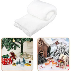 Набор рождественских снежных одеял, 17 мм толщина искусственного снега, подделка для украшения фона рождественской деревни, мягкий белый (24