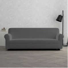 Итальянское постельное белье Dahlia Stretch Sofa Slipcover, темно-серый, 3 места