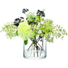 LSA International Ваза/подсвечник на колонне H17 x Ø17 см Прозрачная