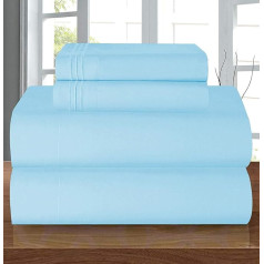 Elegant Comfort Luxury Soft 1500 Thread Count Egyptian Quality 3-Piece Sheet Wrinkle and Fade Resistant Bedding Set, Deep Pocket