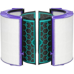Активированный уголь + воздушный фильтр для Dyson Pure Cool TP04 TP05 HP04 HP05 DP04 DP05 очистителя воздуха Запасные части Заменяет HEPA фильтр 968707-05 968707-04