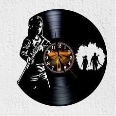 VINY WOODY Apocalyptic Adventure Record Clock Action Horror Survival Wall Decor Original Gift