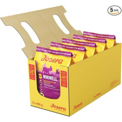 JOSERA MiniDeluxe беззерновой корм для собак мелких пород с ягненком и сладким картофелем, сухой корм супер-премиум класса для взрослых собак