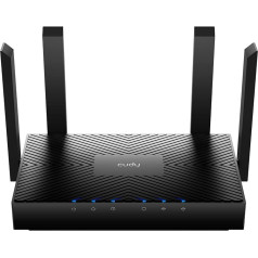 Cudy WR3000 AX3000 Двухдиапазонный Wi-Fi 6 Mesh Router, 160 МГц, Mu-Mimo, Ofdma, WireGuard, OpenVPN, Wpa3