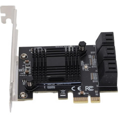 Annadue PCIe SATA Card 6 Port, SATA Expansion Card, SATA Controller Expansion Card with PCI Express Gen.3, Support for SATA Gen III 6Gb/s Hard Drive