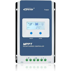 EPEVER MPPT солнечный контроллер заряда 20A 12V/24V автомобиль солнечная панель отрицательное заземление с ЖК-дисплеем Макс PV 100V солнечная панель к