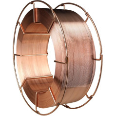 WELDINGTOOL Стальная сварочная проволока SG 3, диаметр 0,8 мм, 16 кг с сертификатом TÜV и DB (диаметр 0,8-1,2 мм на выбор)