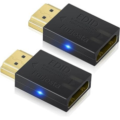 Furjosta Мини 4K HDMI EDID Эмулятор Passthrough Адаптер Соединитель HDMI Dummy Plug Для Компьютера Мульти Дисплей Настройка Монитор Проектор Видео Сплиттер Пер