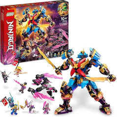 LEGO 71775 Ninjago Nyas Samurai-X-Mech Action Figure Set with 8 Mini Figures Including Golden Jay and Master Wu, Ninja Toy for Kids, Great Birthday Gift for Boys and Girls