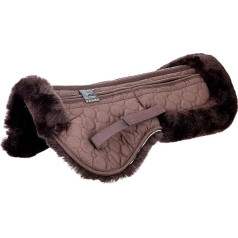 Merauno Lambskin Correction Pad Lambswool Bags Saddle Cushion with Velcro Strap or Zip Pack of 4 Felt Inserts Contains Real Lambswool and Quilted Cotton for Pony and Warmblood
