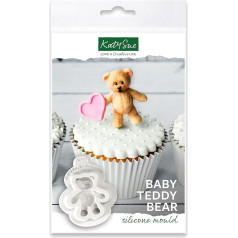 Малыш Мишка Katy Sue Designs Силиконовая форма для украшения тортов Кексы Конфеты Sugarcraft